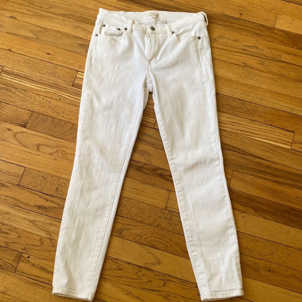 White J crew jeans
